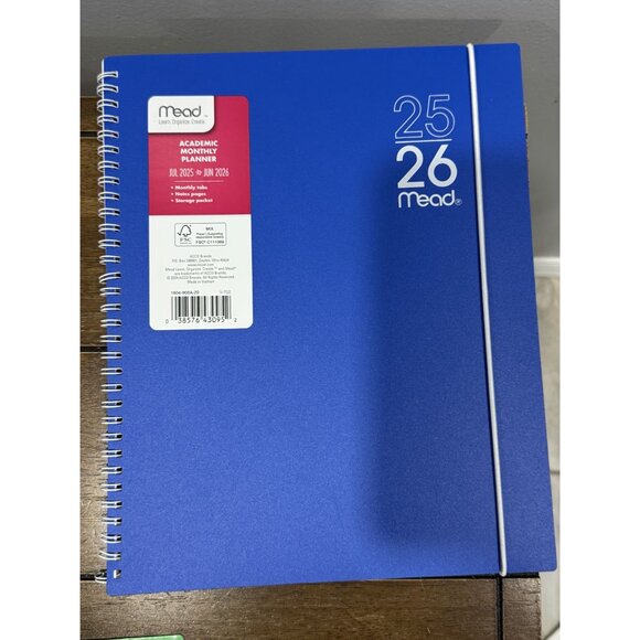 School Supplies-Five Star Customizable Expanding File, Monthly Planner, 6 Pocket - Picture 3 of 8